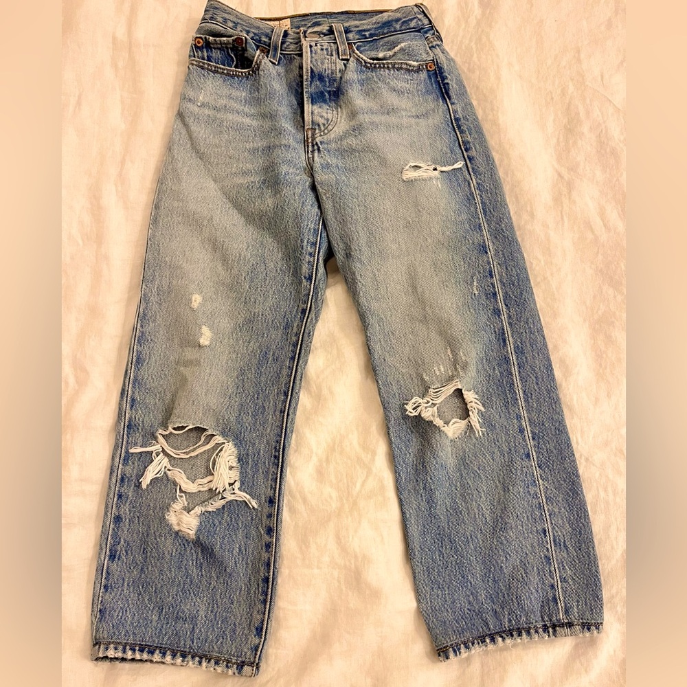Levi’s Premium San Francisco Cal Original Riveted Women’s Jeans Blue W24 L20 1/2